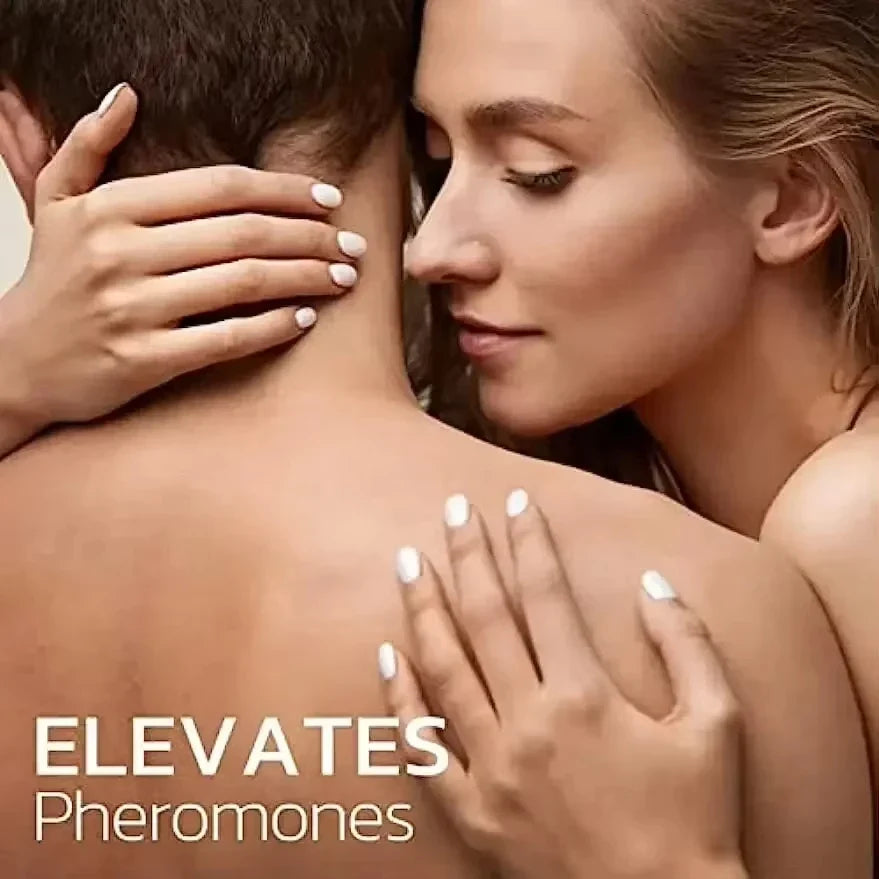 Silcy Skin Strong Pheromone for Men fragrance oil, couple embrace scene on Tampa Home & Garden Store