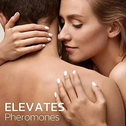 Silcy Skin Strong Pheromone for Men fragrance oil, couple embrace scene on Tampa Home & Garden Store