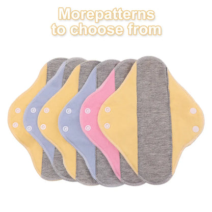 Silcy Skin 6pcs washable menstrual pads pastel colors, 23cm graphene sanitary napkins on Tampa Home & Garden Store