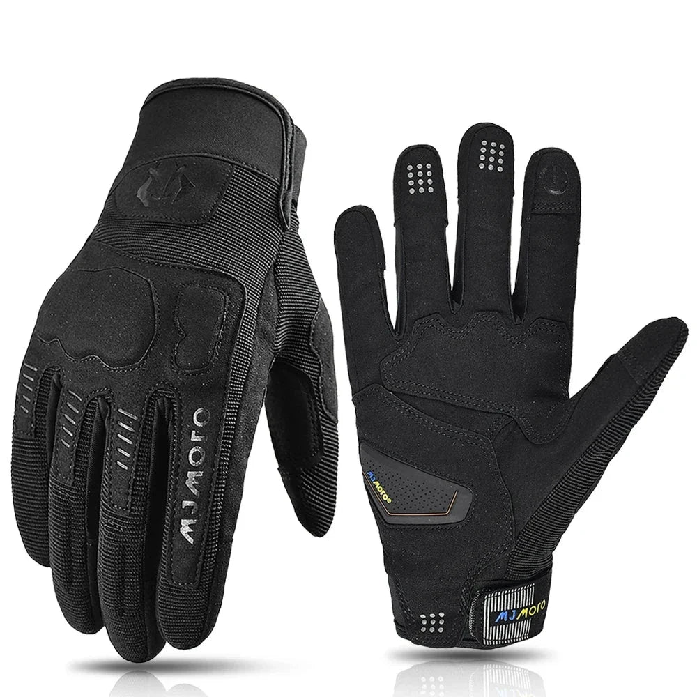 Dirtpaw Race Motorcycle Gloves BikerZoneZ, black motocross gloves with Velcro strap on Tampa Home & Garden Store