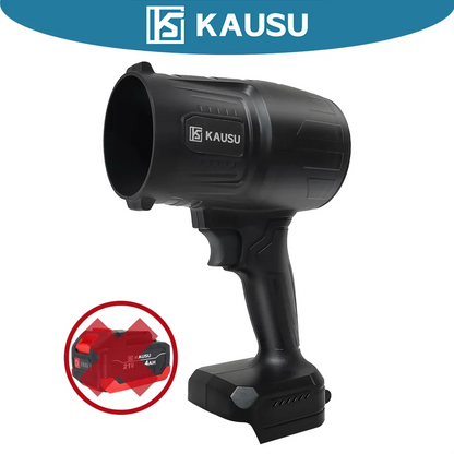 Cordless electric leaf blower KAUSU handheld dust and snow removal tool 21V 4Ah battery on Tampa Home & Garden Store
