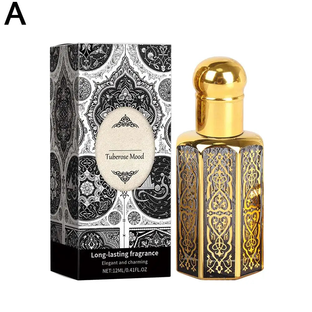 Silcy Skin Exotic Arabian Perfume for Women tuberose mood; gold ornate bottle with patterned box on Tampa Home & Garden Store