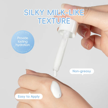 LAIKOU Milk Skincare Set serum and moisturizer in white packaging Silcy Skin on Tampa Home & Garden Store
