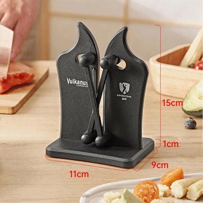 Quick and Portable Kitchen Knife Sharpener