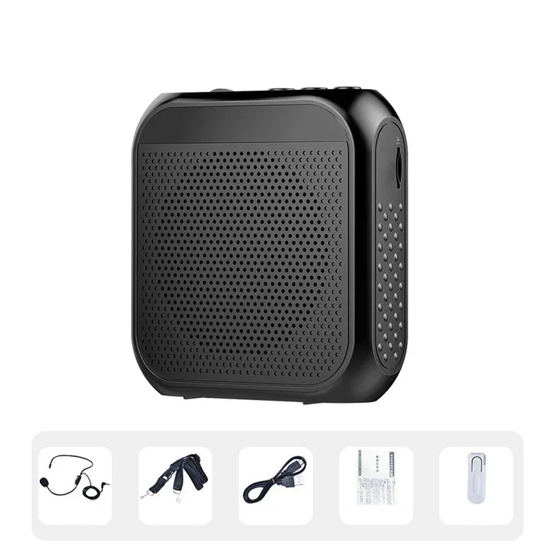 Portable microphone amplifier speaker UpTrend Deals black classroom unit with 5 accessories on Tampa Home & Garden Store