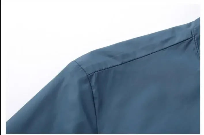 Men Sunscreen Jacket blue waterproof breathable for sports on Tampa Home & Garden Store