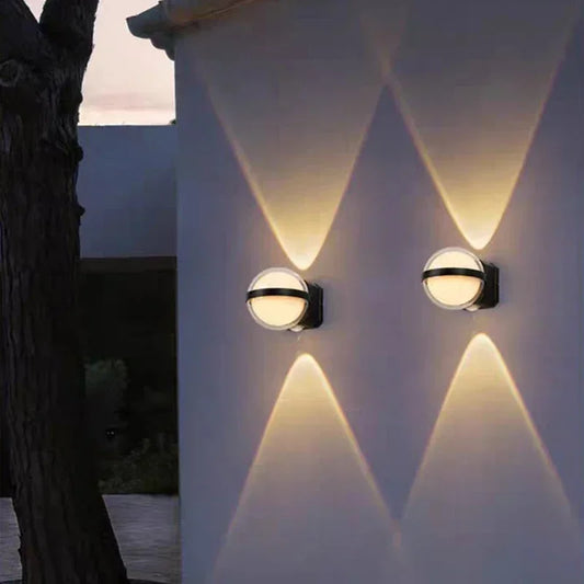 IP65 Waterproof Outdoor Wall Light Modern Round Lamp for Balcony Corridor - Tampa Home & Garden Store