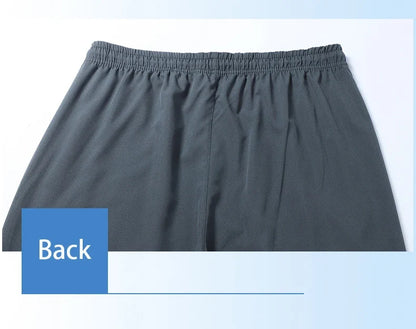 Men jogger pants dark gray breathable quick-dry drawstring sweatpants Back view UpTrend Deals on Tampa Home & Garden Store