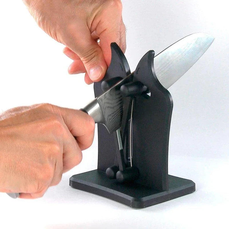 Quick and Portable Kitchen Knife Sharpener
