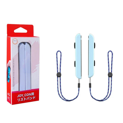 Joy-Con wrist strap set for Switch by FLIPSTYLEZLLC, light blue with braided lanyard on Tampa Home & Garden Store