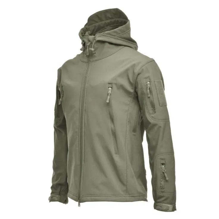 Winter Camouflage Jacket For Men Waterproof Hood