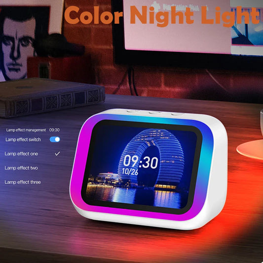 Smart Alarm Clock Bluetooth Speaker with Night Light Weather Display Music Player - Tampa Home & Garden Store