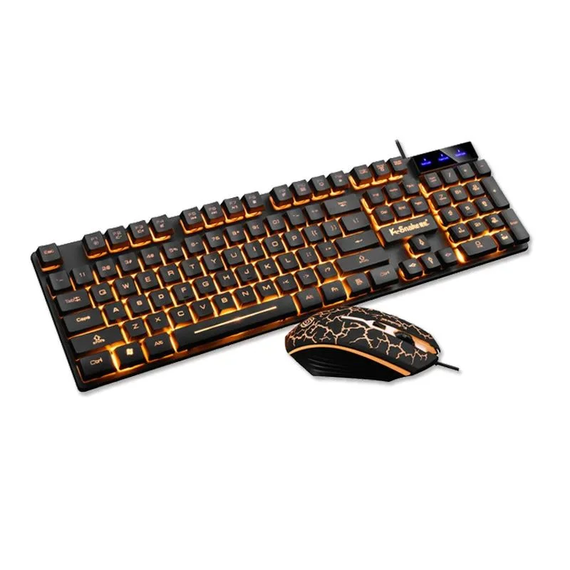 KM320 keyboard and mouse set, black with orange backlit LEDs, FLIPSTYLEZLLC on Tampa Home & Garden Store