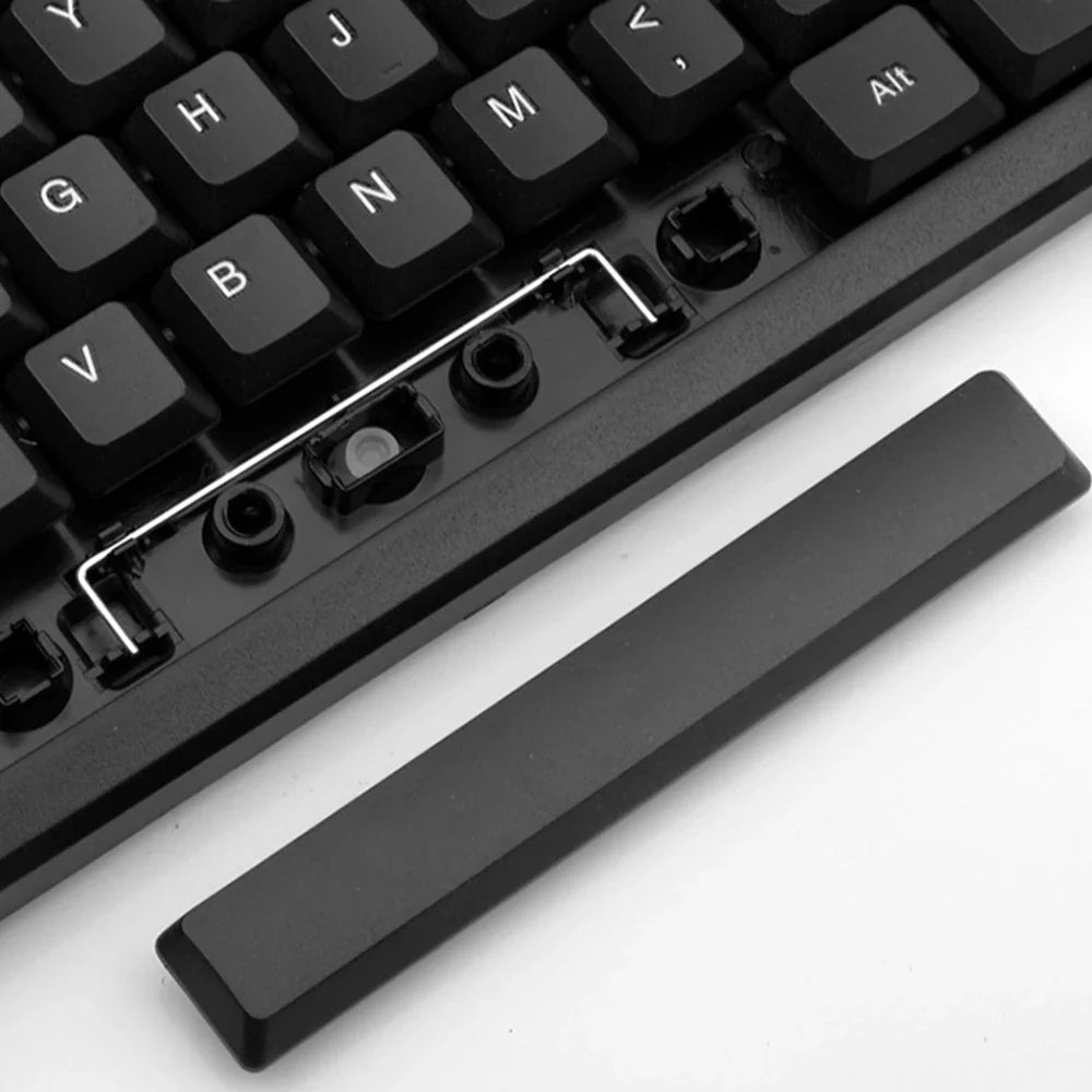 Wired USB keyboard with exposed switches and a detachable black palm rest, two-piece set on Tampa Home & Garden Store