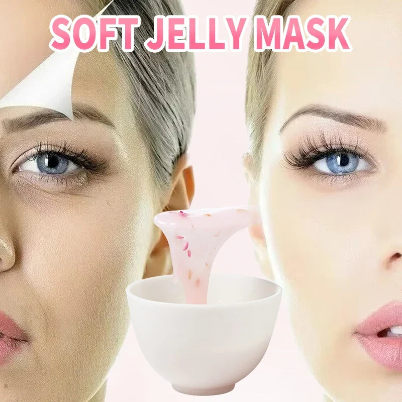 Silcy Skin Soft Jelly Mask powder rose with hyaluronic acid and collagen, hydrating pink gel on Tampa Home & Garden Store