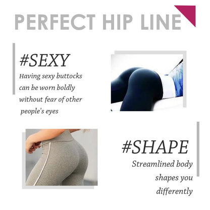 Oceaura hip lifting cream ad by Silcy Skin with hip line banners and leggings image on Tampa Home & Garden Store