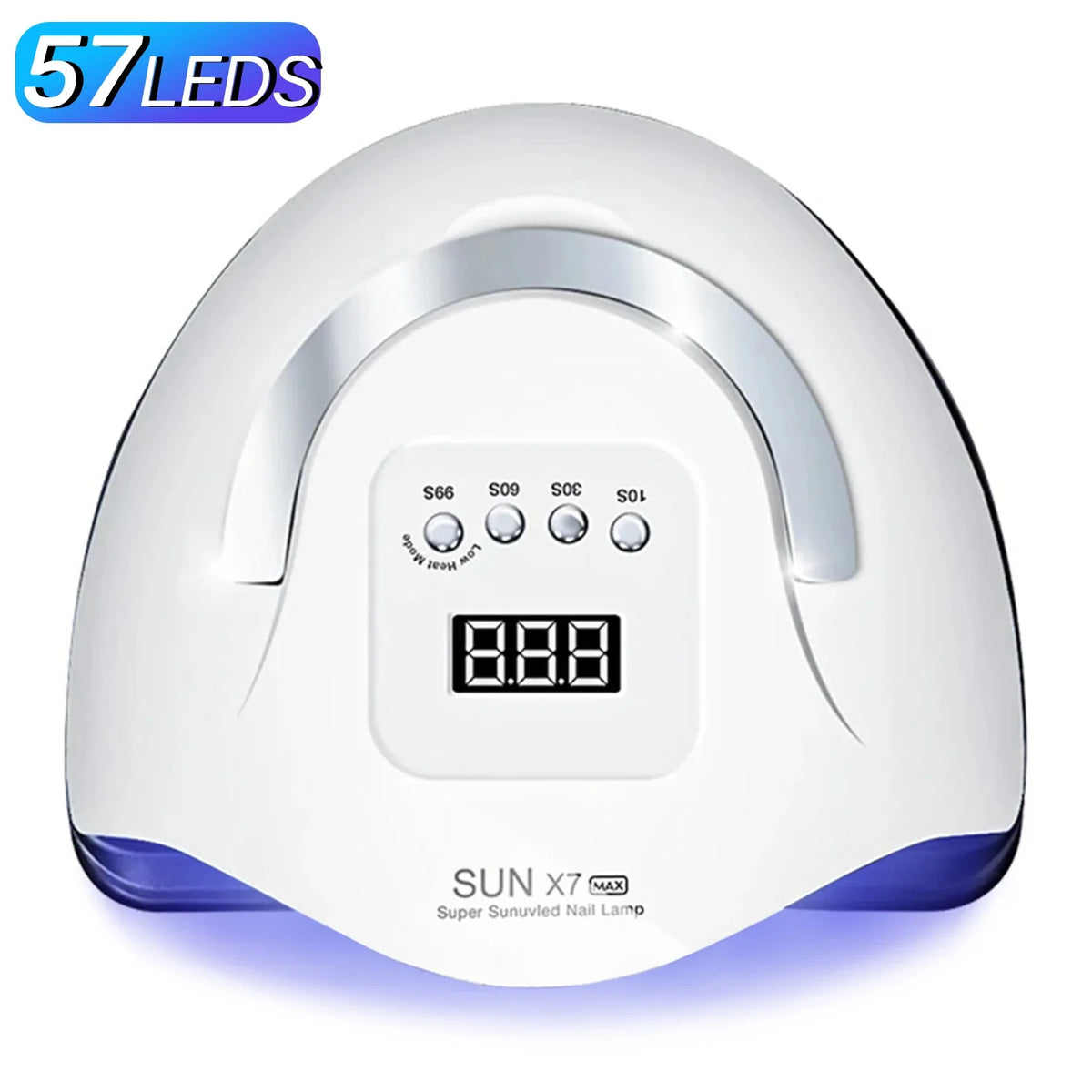 Silcy Skin UV LED Nail Lamp 57-LED white with digital display for gel polish curing 380W on Tampa Home & Garden Store