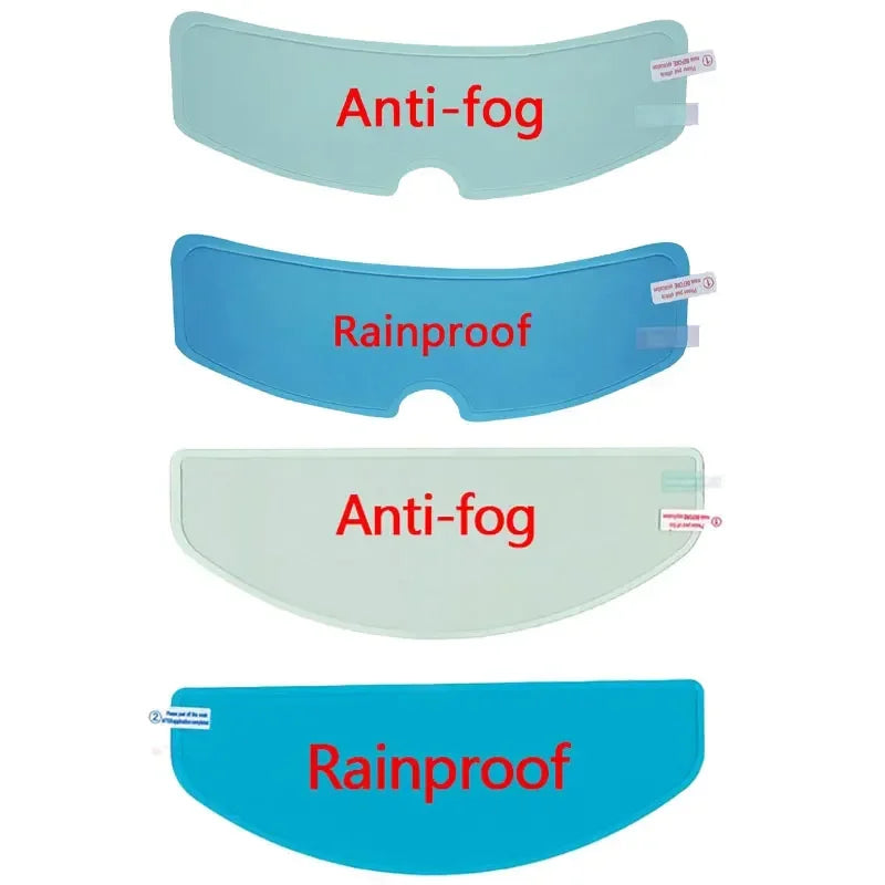 Anti-fog Patch Film Rainproof set of 4 by BikerZoneZ in teal blue mint and sky blue on Tampa Home & Garden Store