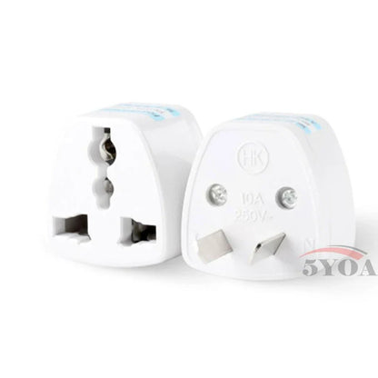 Universal Travel Plug Adapter EU US AU to UK 3 Pin AC Power Converter