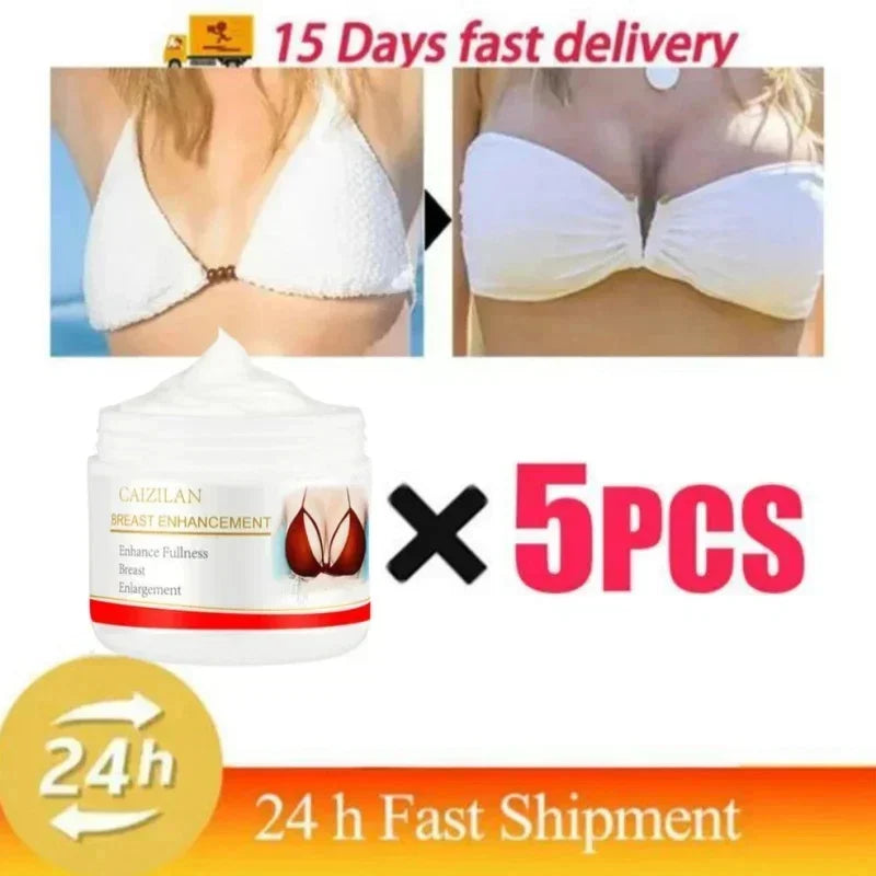 Silcy Skin breast enhancement cream white jar, 5pcs, chest lift and firming body care on Tampa Home & Garden Store