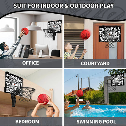 Kids mini basketball hoop with electronic scoreboard for indoor/outdoor play by FLIPSTYLEZLLC on Tampa Home & Garden Store
