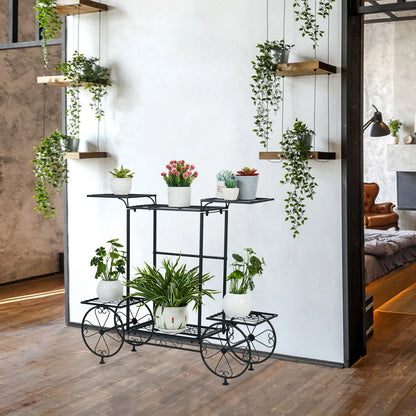 Six Tier Metal Planter Stand and Display Rack