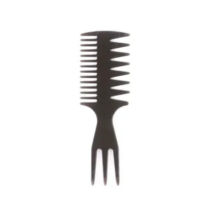 Silcy Skin black plastic 3-in-1 hair dye comb with wide teeth and fork tail on Tampa Home & Garden Store