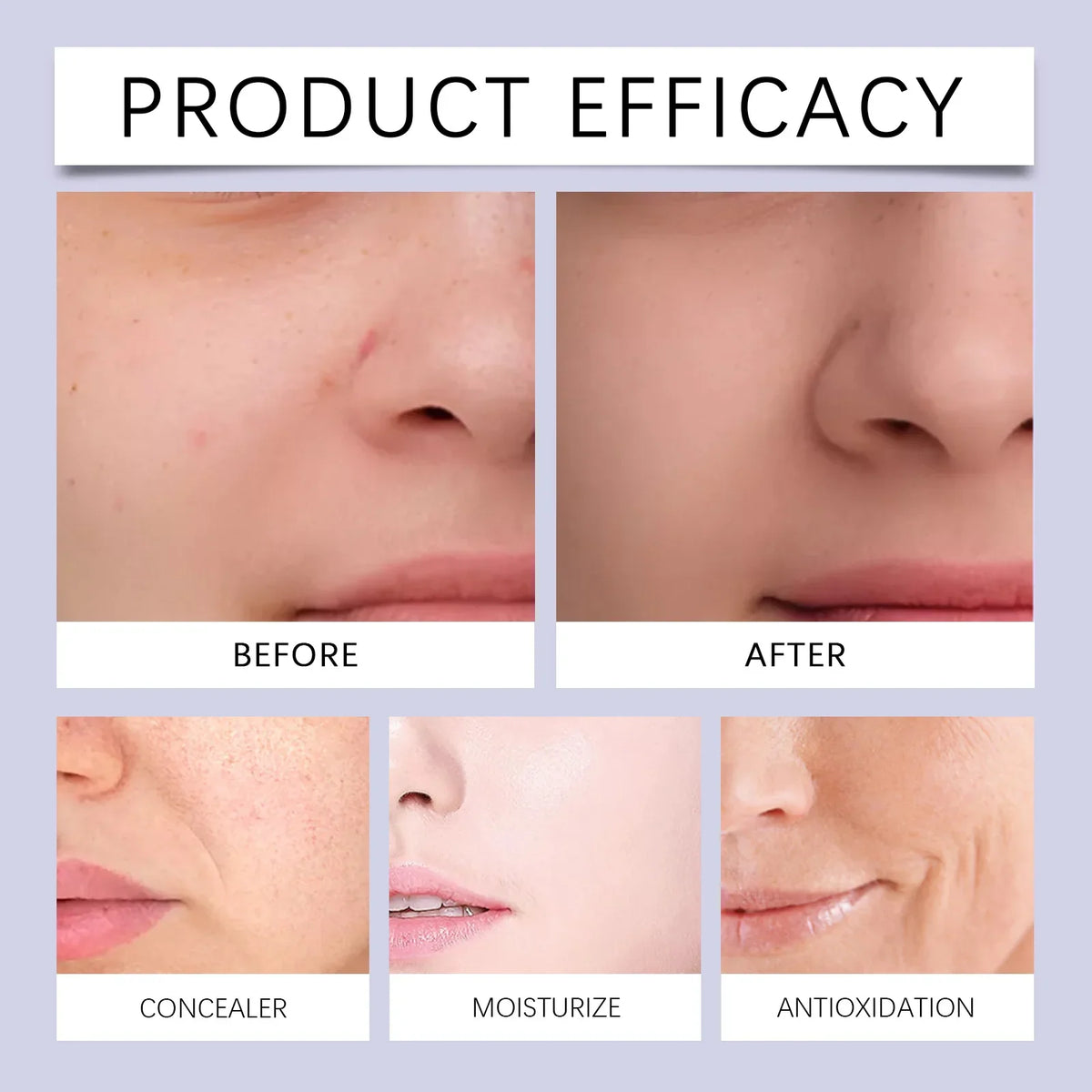 Silcy Skin Korean Collagen Peel Off Facial Mask efficacy collage before and after smoother skin on Tampa Home & Garden Store