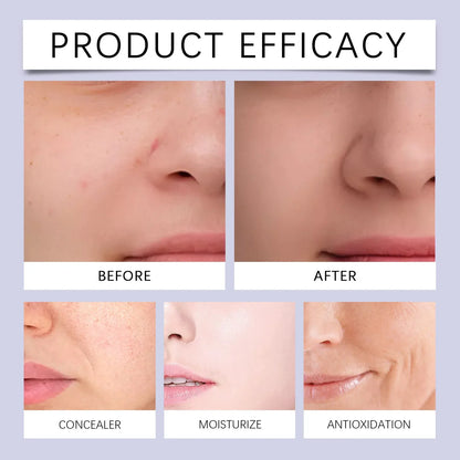 Silcy Skin Korean Collagen Peel Off Facial Mask efficacy collage before and after smoother skin on Tampa Home & Garden Store