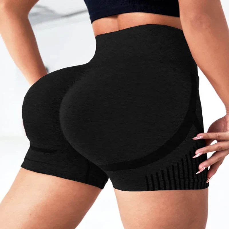 Women Yoga Leggings High Waist Seamless Quick-Dry Black Shorts UpTrend Deals butt-lift contour on Tampa Home & Garden Store