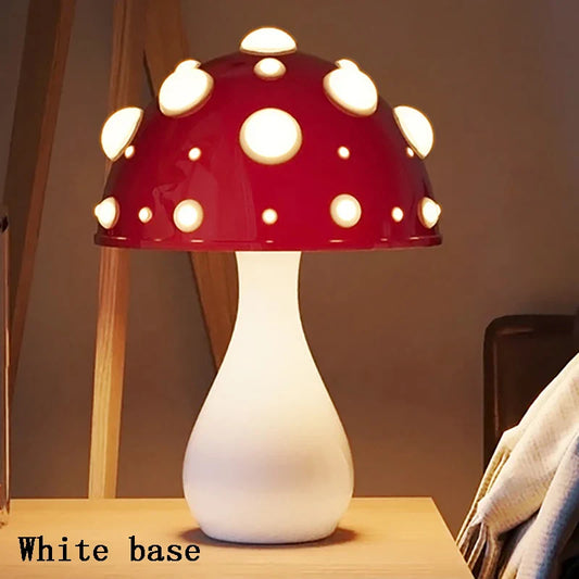 Amanita | Mushroom LED Lamp with Warm Light | USB Desk Night Light for Cozy Bedroom Decor - Tampa Home & Garden Store