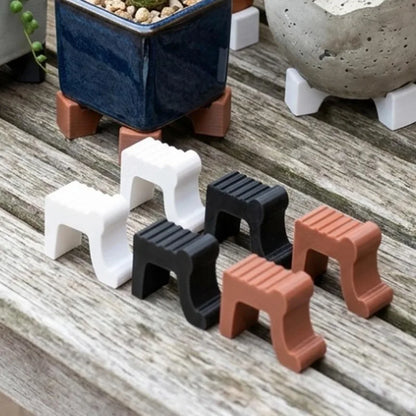 Printed Flower Pot Feet for Indoor and Outdoor
