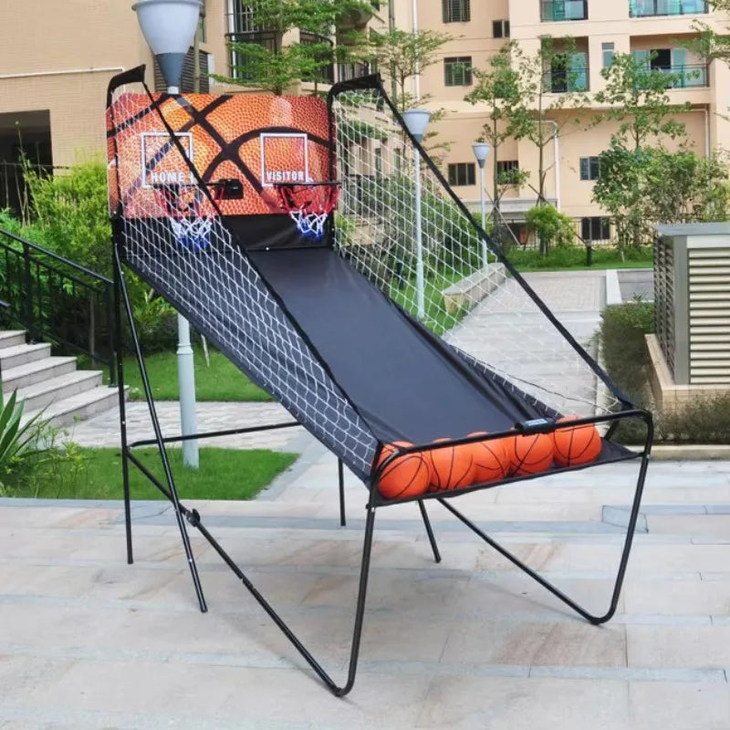 Electric foldable basketball arcade game with black frame and orange balls by FLIPSTYLEZLLC on Tampa Home & Garden Store