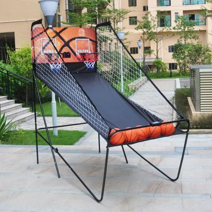 Electric foldable basketball arcade game with black frame and orange balls by FLIPSTYLEZLLC on Tampa Home & Garden Store