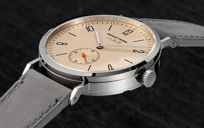 UpTrend Deals men's ultra-thin automatic dress watch with champagne dial and gray leather strap on Tampa Home & Garden Store