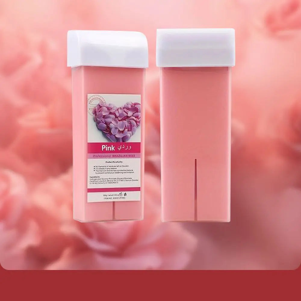 Painless Hair Removal Wax Cartridge by Silcy Skin pink lavender roller refill 2 pcs on Tampa Home & Garden Store