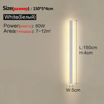 Modern Waterproof Led Wall Light For Outdoor