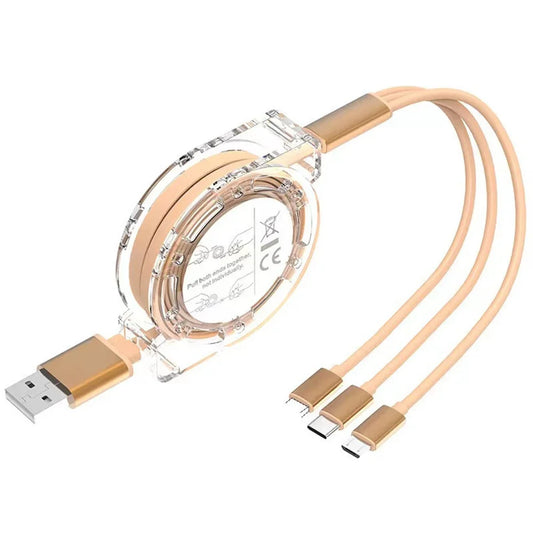 3 in 1 USB Charging Cable | Fast Charging Type C Micro USB iPhone Charger Cord - Tampa Home & Garden Store