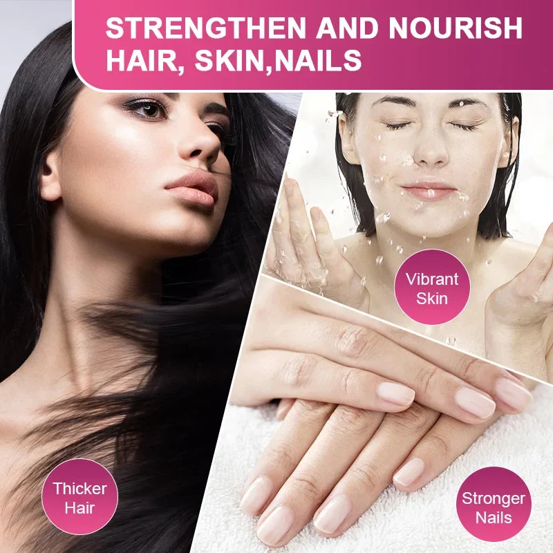 Silcy Skin hydrolyzed collagen capsules with hyaluronic acid for radiant skin, hair, nails on Tampa Home & Garden Store