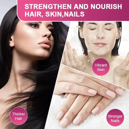 Silcy Skin hydrolyzed collagen capsules with hyaluronic acid for radiant skin, hair, nails on Tampa Home & Garden Store