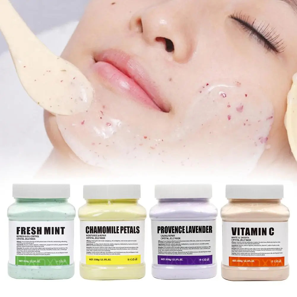 Silcy Skin jelly face masks set of 4 hydro jelly masks Mint Chamomile Lavender Vitamin C on Tampa Home & Garden Store