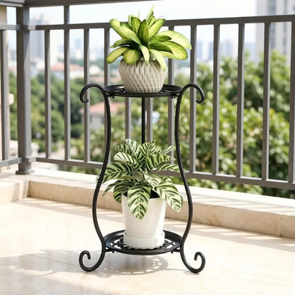 European Metal Flower Stand for Home Garden