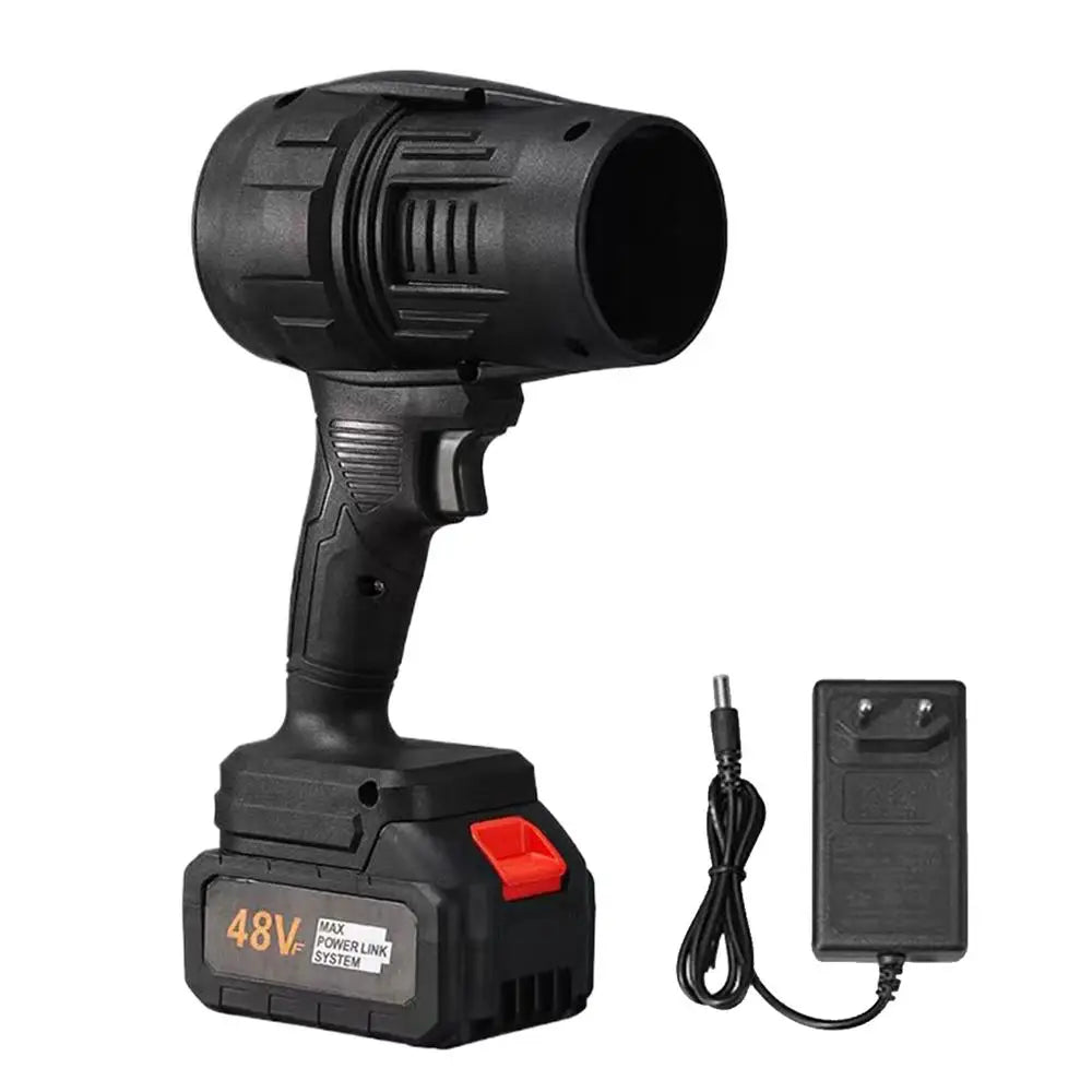 Cordless mini air blower handheld jet fan by UpTrend Deals with 48V battery and charger on Tampa Home & Garden Store