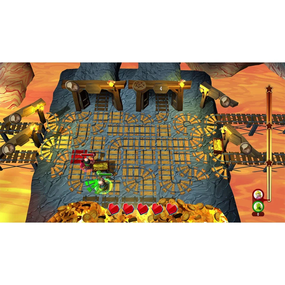 60-In-1 Game Collection Nintendo Switch game FLIPSTYLEZLLC, minecart track arcade scene on Tampa Home & Garden Store