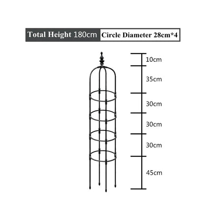 Climbing Plant Support Frame and a Garden Stand