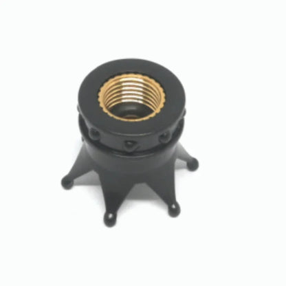 BikerZoneZ valve stem caps black plastic with brass threaded insert 4-pack on Tampa Home & Garden Store