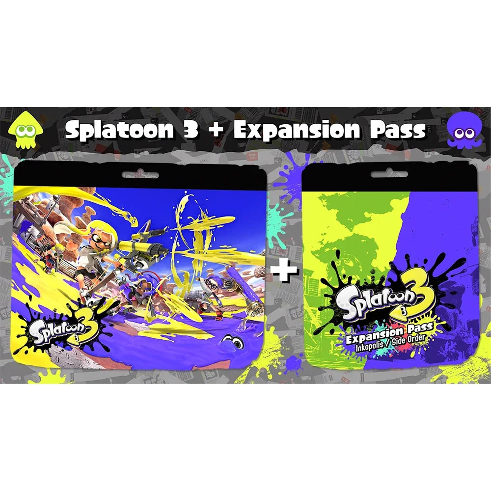Splatoon 3 Bundle for Nintendo Switch: game cartridge + Expansion Pass, 2-pack, FLIPSTYLEZLLC on Tampa Home & Garden Store