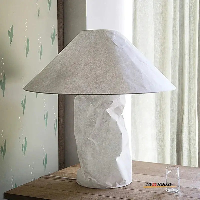 DecorBites Japanese Paper Floor Lamp Nordic Glow