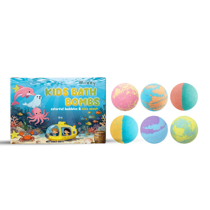 12pcs Bath Bombs Set with Surprise Toys Inside colorful marbled spheres Silcy Skin on Tampa Home & Garden Store