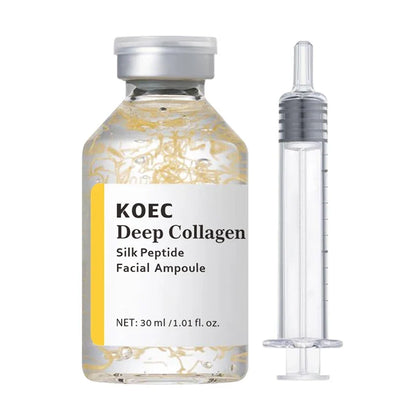 KOEC Deep Collagen Silk Peptide Facial Ampoule with syringe, 30 ml on Tampa Home & Garden Store